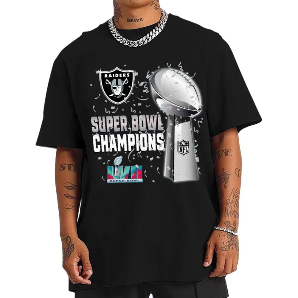 Las Vegas Raiders Super Bowl LVII 2023 Champions T-Shirt