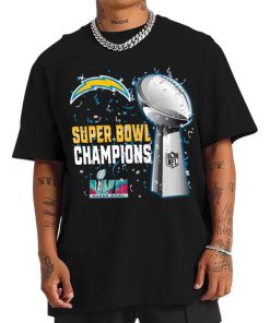 T Shirt Men DSSB18 Los Angeles Chargers Super Bowl LVII 2023 Champions T Shirt