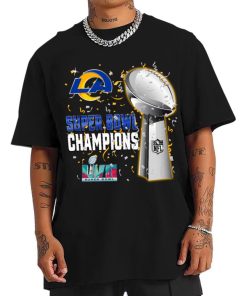 T Shirt Men DSSB19 Los Angeles Rams Super Bowl LVII 2023 Champions T Shirt