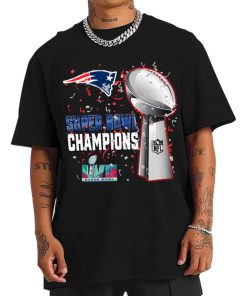 T Shirt Men DSSB22 New England Patriots Super Bowl LVII 2023 Champions T Shirt