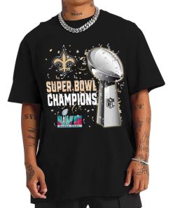 T Shirt Men DSSB23 New Orleans Saints Super Bowl LVII 2023 Champions T Shirt