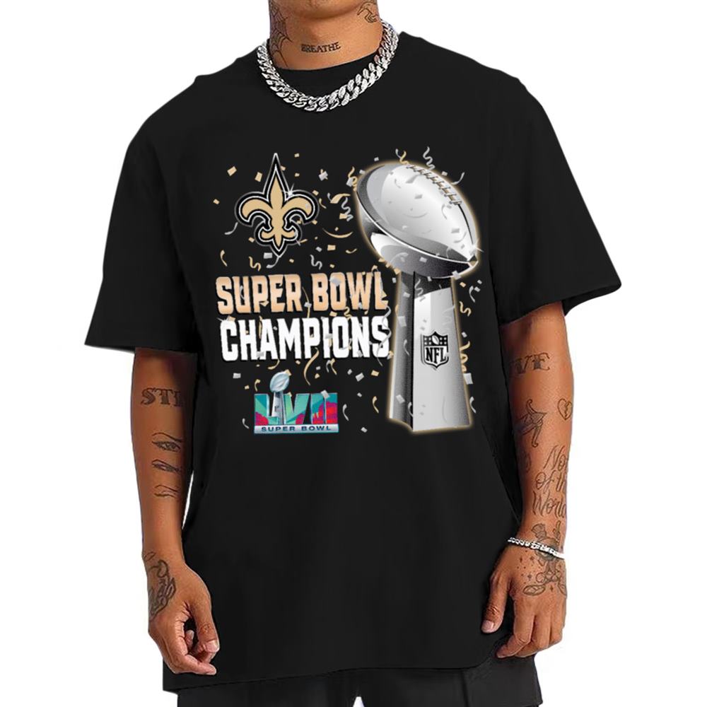 New Orleans Saints Super Bowl LVII 2023 Champions T-Shirt - Cruel Ball