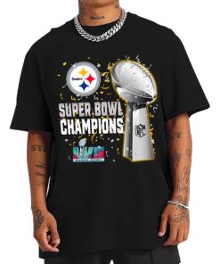 T Shirt Men DSSB27 Pittsburgh Steelers Super Bowl LVII 2023 Champions T Shirt