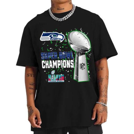 T Shirt Men DSSB29 Seattle Seahawks Super Bowl LVII 2023 Champions T Shirt