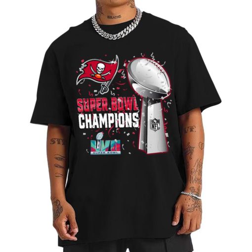 T Shirt Men DSSB30 Tampa Bay Buccaneers Super Bowl LVII 2023 Champions T Shirt