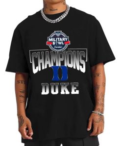 T Shirt Men Duke Blue Devils Military Bowl Champions T Shirt