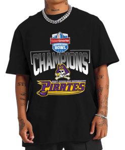 T Shirt Men East Carolina Pirates Birmingham Bowl Champions T Shirt