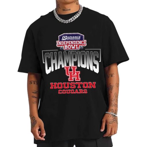 T Shirt Men Houston Cougars Independence Bowl Champions T Shirt