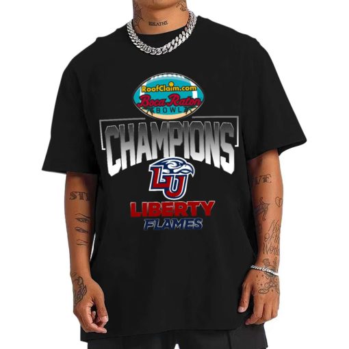 T Shirt Men Liberty Flames Boca Raton Bowl Champions T Shirt
