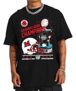 T Shirt Men Miami RedHawks Bahamas Bowl Champions 2022 T Shirt