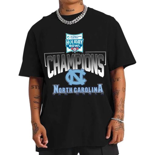 T Shirt Men North Carolina Tar Heels Holiday Bowl Champions T Shirt