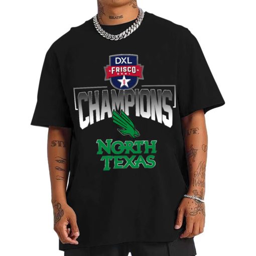 T Shirt Men North Texas Mean Green Frisco Bowl Champions T Shirt