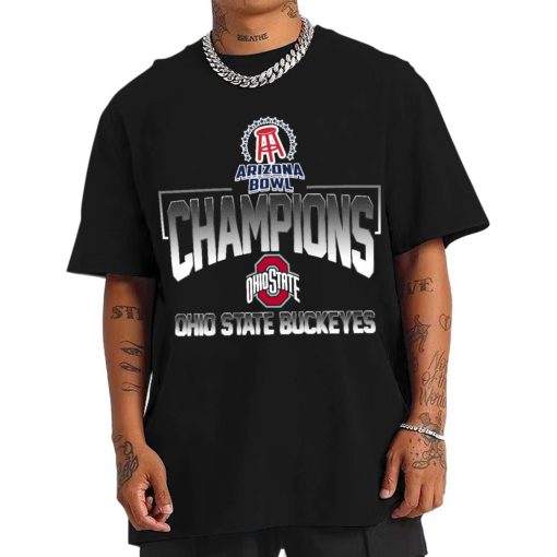 T Shirt Men Ohio State Buckeyes Arizona Bowl Champions T Shirt
