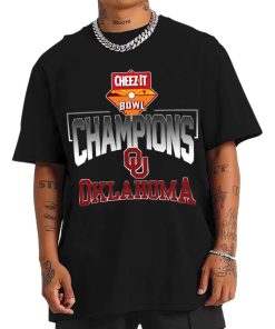 T Shirt Men Oklahoma Sooners Cheez It Bowl Champions T Shirt