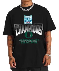 T Shirt Men Oregon Ducks Holiday Bowl Champions T Shirt