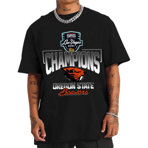 T Shirt Men Oregon State Beavers Las Vegas Bowl Champions T Shirt