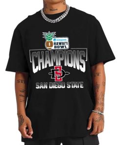 T Shirt Men San Diego State Hawaii bowl Champions T Shirt