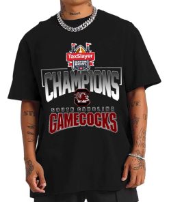 T Shirt Men South Carolina Gamecocks Gator Bowl Champions T Shirt