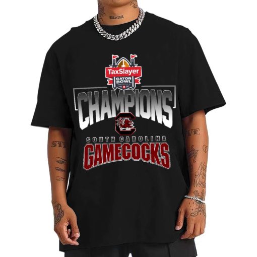 T Shirt Men South Carolina Gamecocks Gator Bowl Champions T Shirt