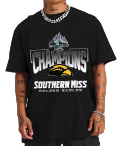 T Shirt Men Southern Miss Golden Eagles Lendingtree Bowl Champions T Shirt