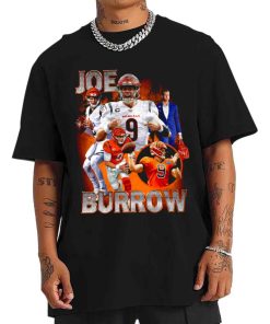 T Shirt Men TSBN115 Joe Burrow Super Bowl Vintage Cincinnati Bengals T Shirt