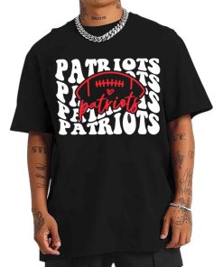 T Shirt Men TSBN123 Patriots Team Boho Groovy Style New England Patriots T Shirt