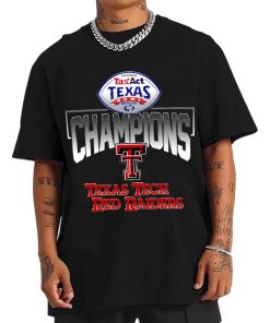 T Shirt Men Texas Tech Red Raiders Taxact Texas Bowl Champions T Shirt