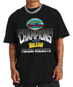 T Shirt Men Toledo Rockets Boca Raton Bowl Champions T Shirt