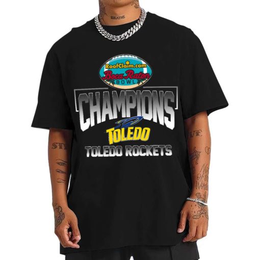 T Shirt Men Toledo Rockets Boca Raton Bowl Champions T Shirt