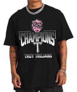 T Shirt Men Troy Trojans Cure Bowl Champions T Shirt
