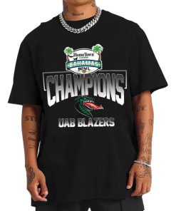 T Shirt Men UAB Blazers Bahamas Bowl Champions T Shirt