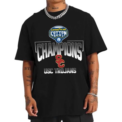T Shirt Men USC Trojans Goodyear Cotton Bowl Classic Champions T Shirt
