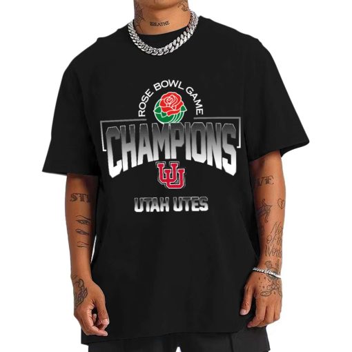 T Shirt Men Utah Utes Rose Bowl Game Champions T Shirt
