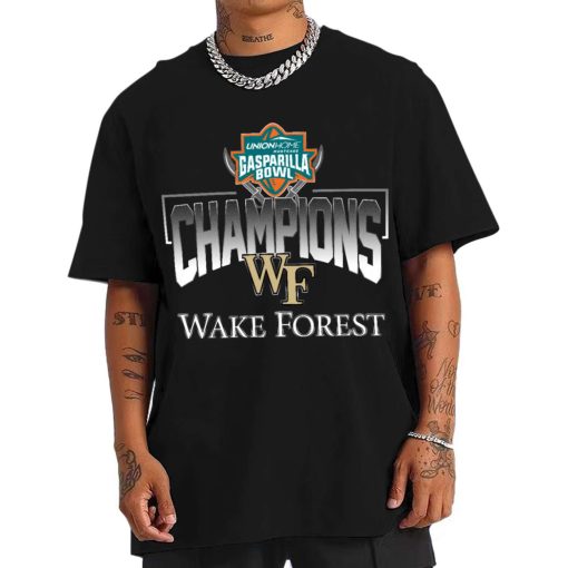 T Shirt Men Wake Forest Gasparilla Bowl Champions T Shirt
