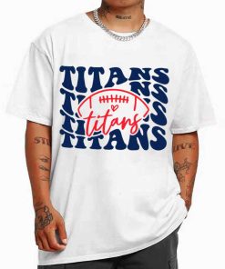 T Shirt Men White TSBN121 Go Titans Team Boho Groovy Style Tennessee Titans T Shirt