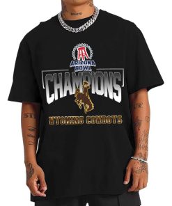 T Shirt Men Wyoming Cowboys Arizona Bowl Champions T Shirt