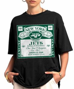T Shirt Women 0 DSBEER25 Kings Of Football Funny Budweiser Genuine New York Jets T Shirt