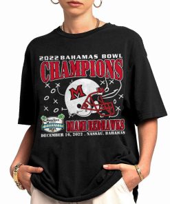 T Shirt Women 0 Miami RedHawks Champions December 16th 2022 Bahamas Bowl Nassau T Shirt
