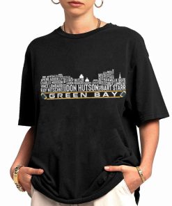 T Shirt Women 0 TSSK02 Green Bay All Time Legends Football City Skyline T Shirt