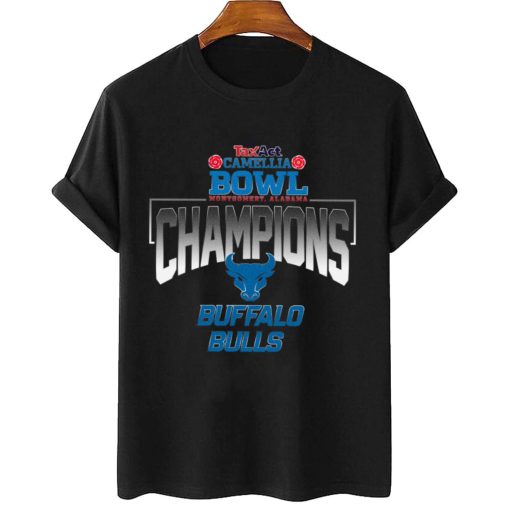 T Shirt Women 2 Buffalo Bulls Camellia Bowl Champions T Shirt