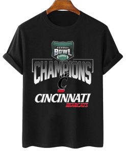 T Shirt Women 2 Cincinnati Bearcats Wasabi Fenway Bowl Champions T Shirt