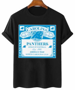 T Shirt Women 2 DSBEER05 Kings Of Football Funny Budweiser Genuine Carolina Panthers T Shirt