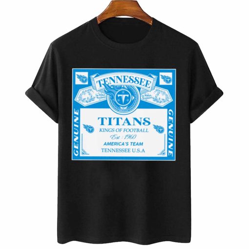 T Shirt Women 2 DSBEER31 Kings Of Football Funny Budweiser Genuine Tennessee Titans T Shirt
