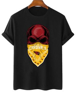 T Shirt Women 2 DSBN001 Skull Wear Bandana Arizona Cardinals T Shirt