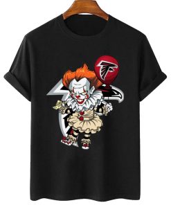 T Shirt Women 2 DSBN032 It Clown Pennywise Atlanta Falcons T Shirt
