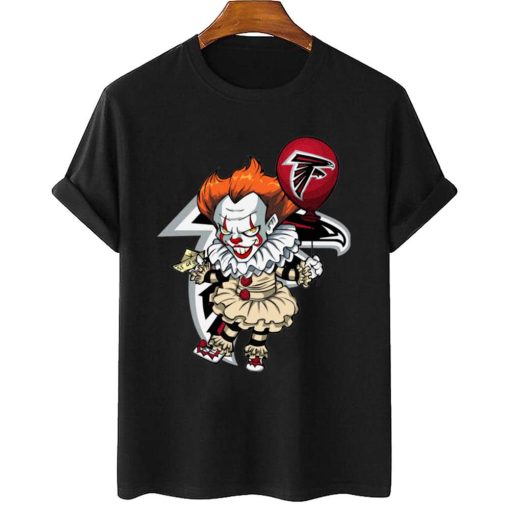 T Shirt Women 2 DSBN032 It Clown Pennywise Atlanta Falcons T Shirt