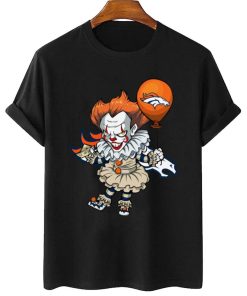 T Shirt Women 2 DSBN152 It Clown Pennywise Denver Broncos T Shirt