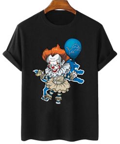 T Shirt Women 2 DSBN164 It Clown Pennywise Detroit Lions T Shirt