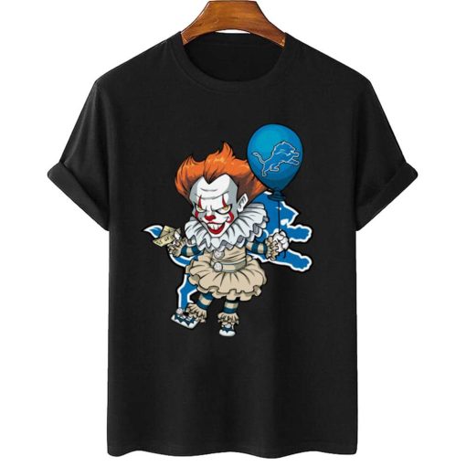 T Shirt Women 2 DSBN164 It Clown Pennywise Detroit Lions T Shirt