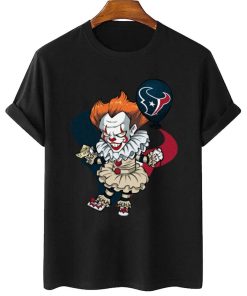 T Shirt Women 2 DSBN195 It Clown Pennywise Houston Texans T Shirt